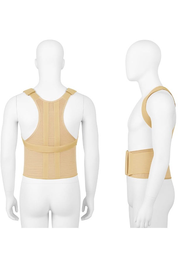 Fstyle Medical Back and Shoulder Correction Belt Spine Support Corset Lightweight and Comfortable with Adjustable Straps Suitable for Men and Women - Image 1