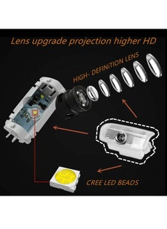 RAYMOS Nissan Patrol Y62 Door Logo Light New Nissan Emblem Bright Glass Lens Nissan Welcome Projector Light Super Bright  - Image 4