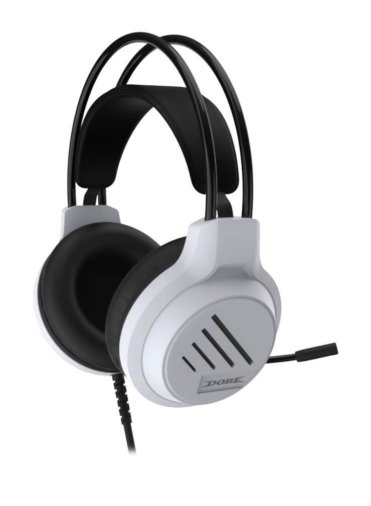 Dobe TP5-3592 Black&White 3.5MM Headphones - Compatible with P5/P4/PC/XBOX Series Controller/Switch Console (Black and White) - Image 3