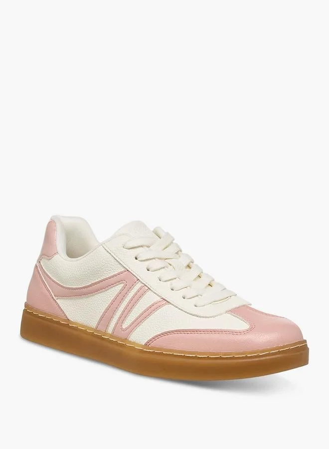 MISSY PINK Women Lace-Up Ankle Sneakers for Women | Best Price UAE