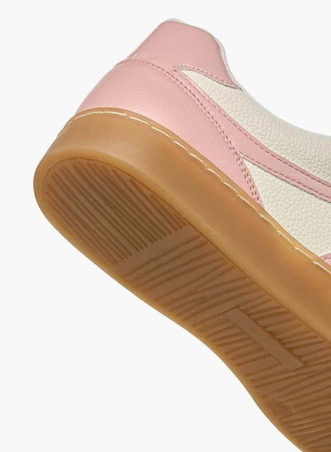 Missy PINK Women Lace-Up Ankle Sneakers for Women | Best Price UAE