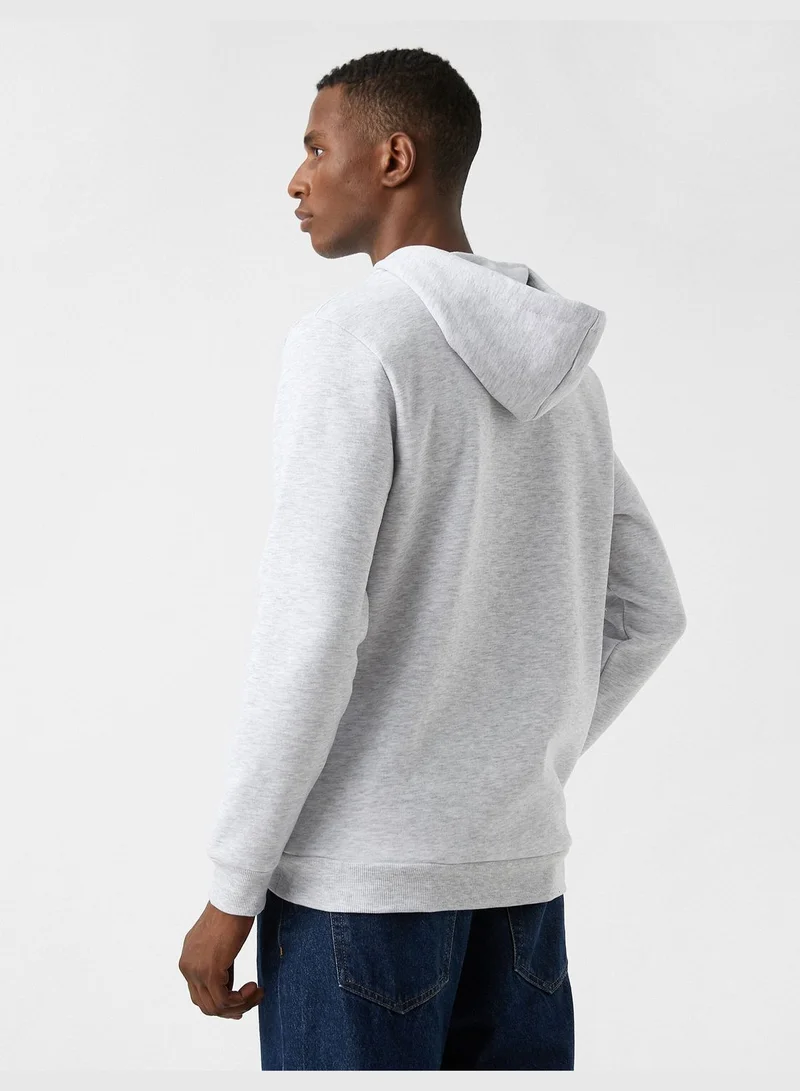 كوتون Printed Hoodie