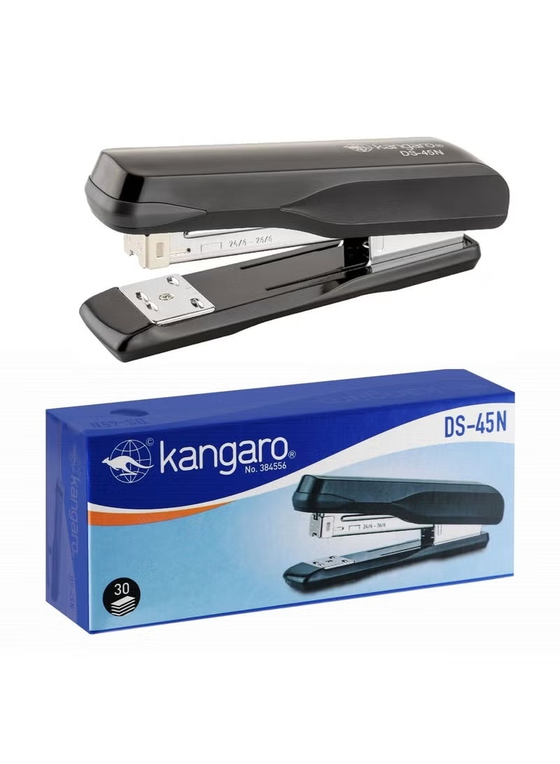 Kangaro 1-Piece DS45N Desktop Stapler With 30 Sheet Capacity Black - Image 1