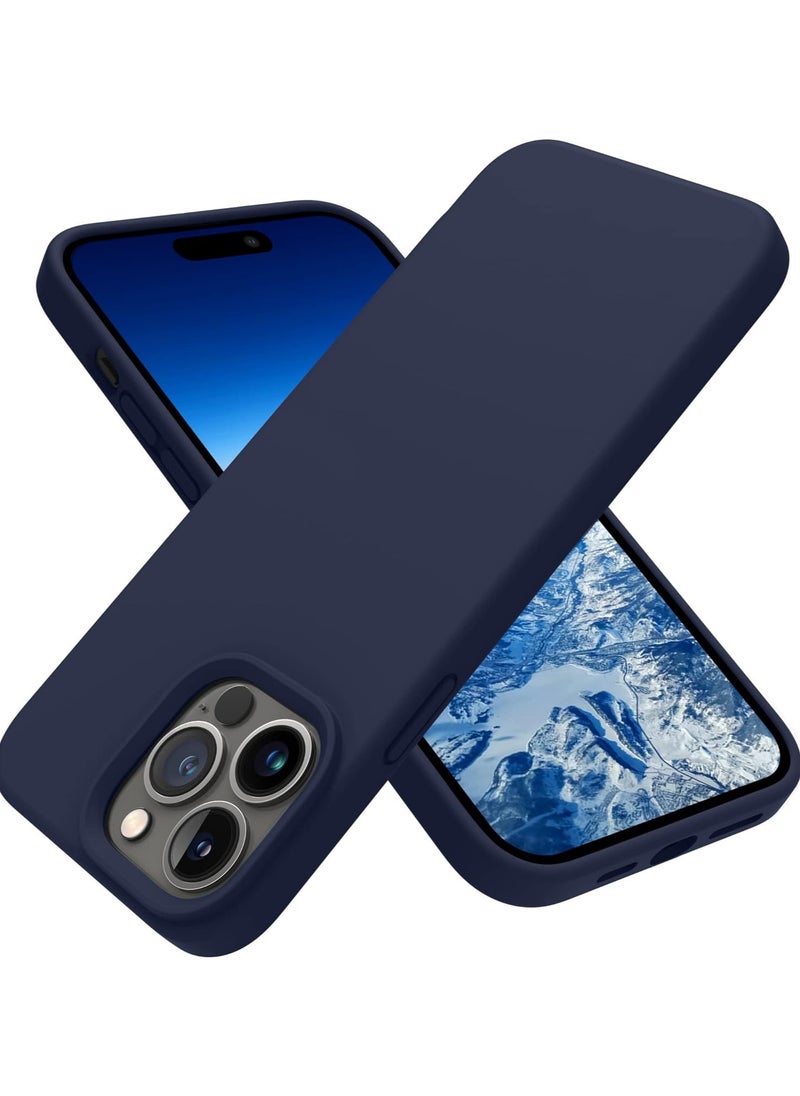 Generic - iPhone 14 pro Max Case Upgrade Defender Silicone Cover ShockProof Anti-Scratch Protective Phone Case (BLUE) - Image 1