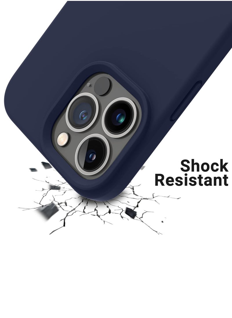 Generic - iPhone 14 pro Max Case Upgrade Defender Silicone Cover ShockProof Anti-Scratch Protective Phone Case (BLUE) - Image 1