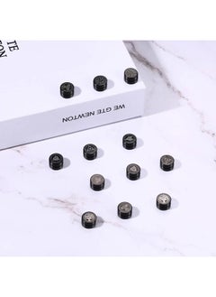 Aroncent 6Pairs Norse Viking Magnetic Stud Earrings for Men Women Stainless Steel Non-piercing Hypoallergenic Unisex Gauges Clip on Earring Set  - Image 3
