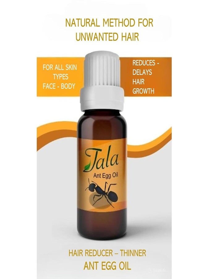Tala زيت بيض النمل تالا لإزالة الشعر - حل عضوي دائم لتقليل الشعر 20 مل/0.7 أونصة - Image 2