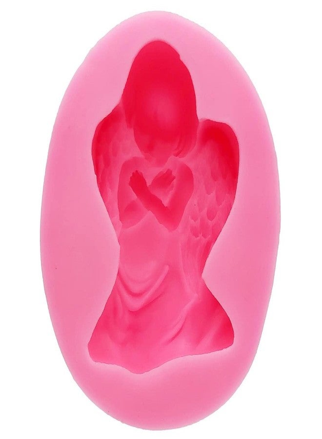 Artnery Silicone Fondant Angel Baby Wings Moulds (7.5x9.5x3.5 cm) - Mold for Decorating Cakes, Chocolate, Candy, Baking - Image 1