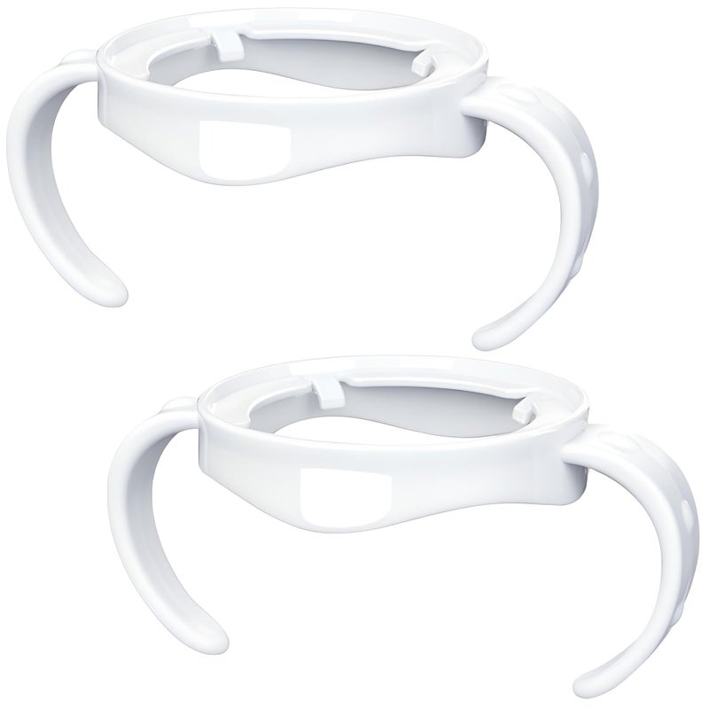 CHUBBIEE Baby Bottle Handles for Philips Avent Natural Baby Bottles, Compatible Avent Bottle Holder for Baby, 2 Count - Image 1