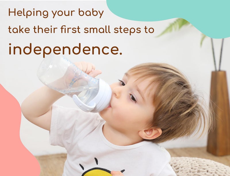 CHUBBIEE Baby Bottle Handles for Philips Avent Natural Baby Bottles, Compatible Avent Bottle Holder for Baby, 2 Count - Image 3