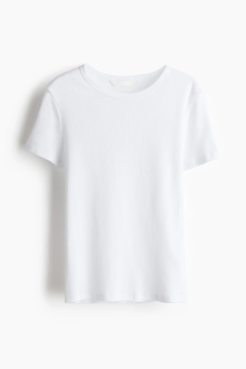 H&M Ribbed T-shirt