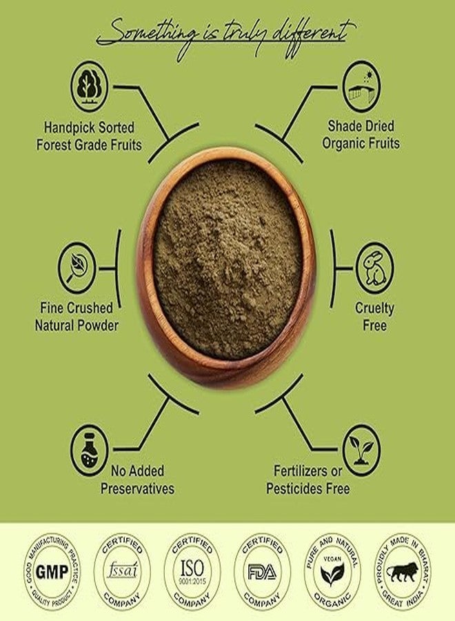 Organic One Choti Harad Powder 250 Gms | Kali Harad | Organic Black Himej | Myrobalan | Terminalia Chebula | - Image 4