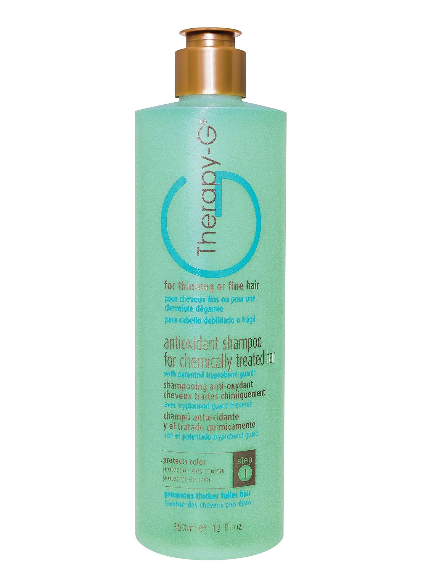 Therapy-G Therapy-G Antioxidant Shampoo For Chemically Treated Hair For thinning, fine hair and anti hair loss. Hair regrowth and color protector 350ml 12 oz 