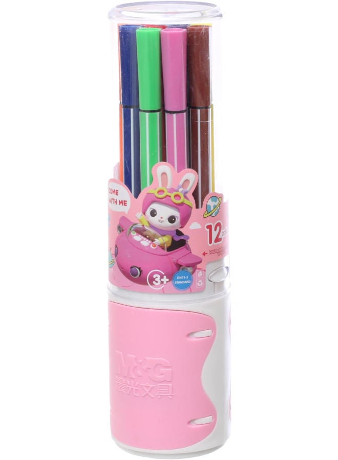 M&G Felt Tip Pens, Bright Art Creations, Fine Tip, Smooth Flow, 12 Colors - Image 4