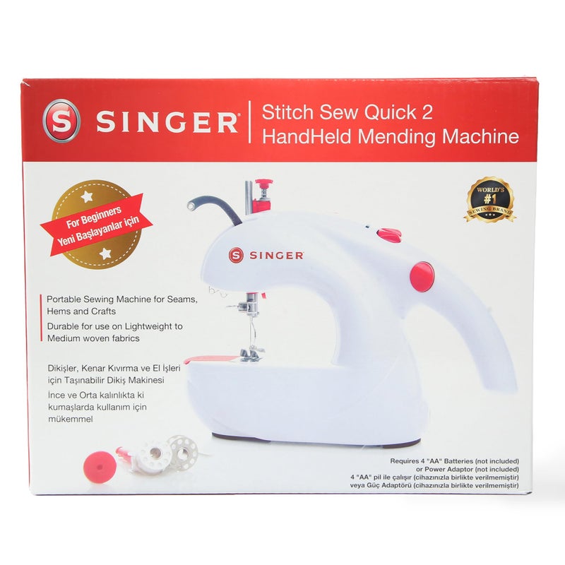 SINGER Stitch Sew Quick 2, White - Image 1