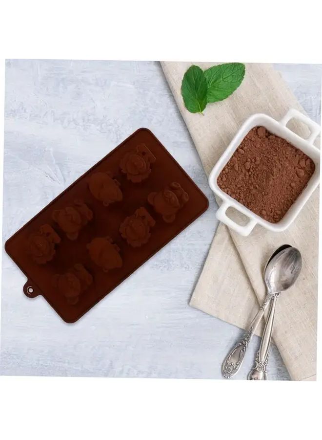 2pcs Silicone Animal Insect Chocolate Molds Food Grade Heat Resistant Baking Molds For Gummies Candy Cake Decorating Easy Clean Demoldable Diy Templates - Image 2