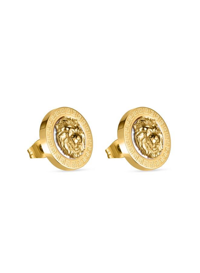 Guy Laroche Leonie Yellow Gold Plated Stainless Steel Stud Earrings for Women - Image 2