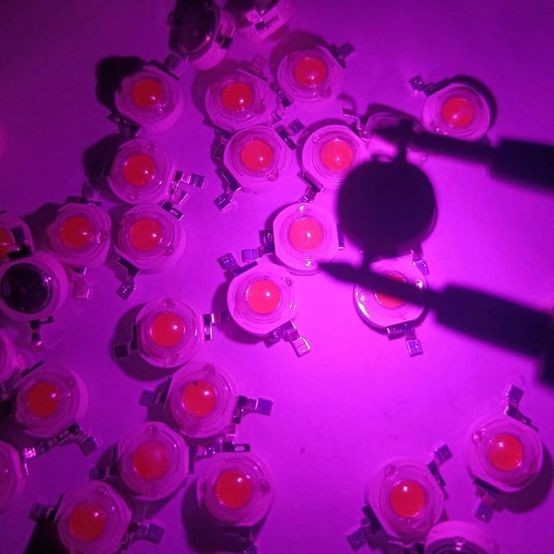 30Pcs 12V 3W High Power LED Light Bulbs Full Spectrum White Warm Red Green Blue - Image 3