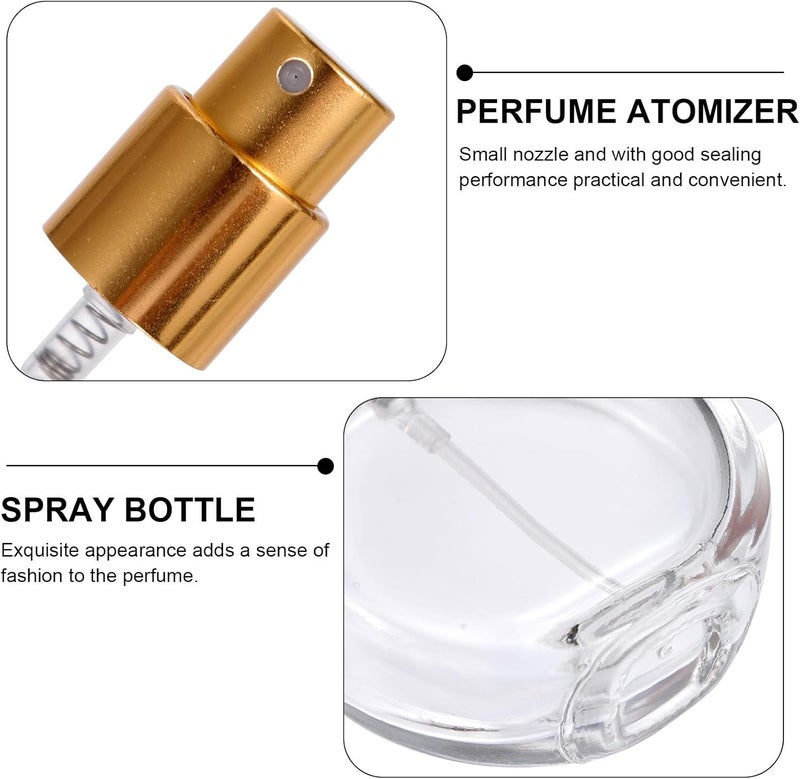3pcs 25ml Glass Perfume Bottle Set Refillable Spray Bottles Portable Travel Fine Mist Sprayer for Fragrance and Essential Oils - Image 3