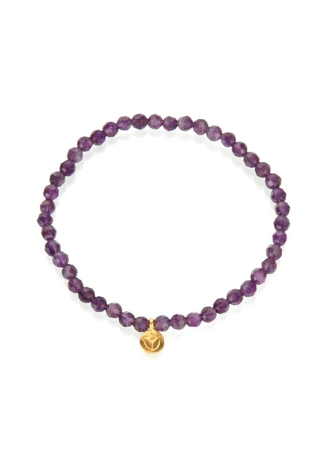 4Mm Amethyst And 18K Yellow Gold Plated Mini Lotus Charm Stretch Women'S Bracelet 7 - pzsku/Z44370E717BB49E59A3D9Z/45/_/1714988619/5d15b8af-d7b3-4ce2-be16-ea7b205334bc