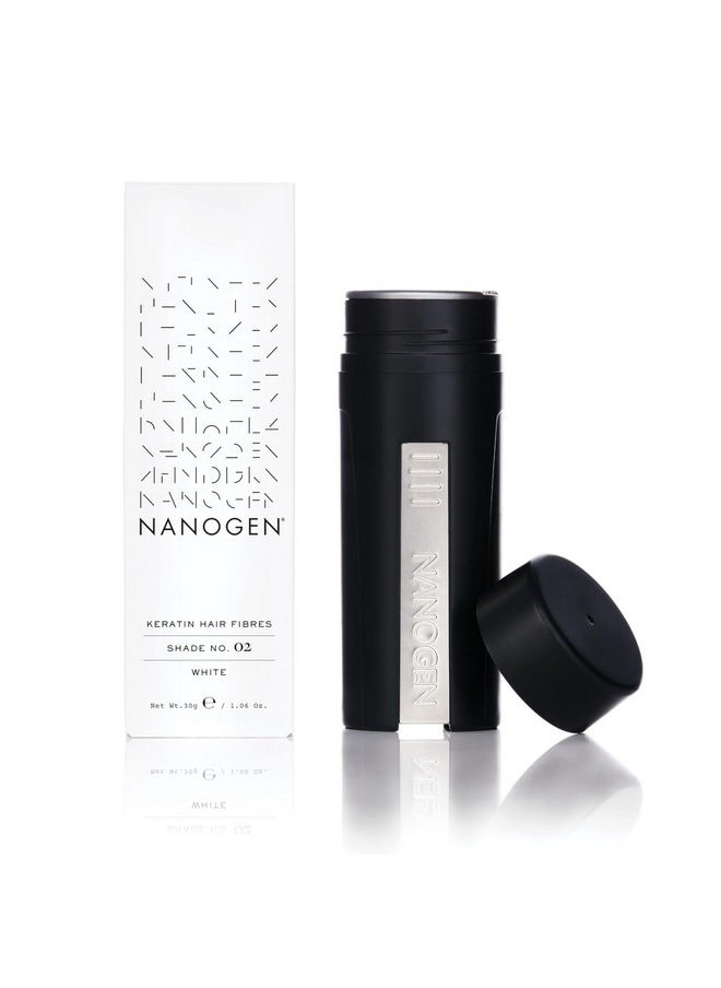 Nanogen Nanogen Keratin Thickening Hair Fibres Hair Touch Up, 30g - White  - Image 1