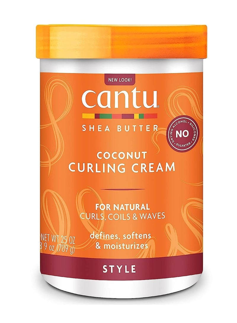 Cantu Shea Butter for Natural Hair Coconut Curling Cream - Image 1