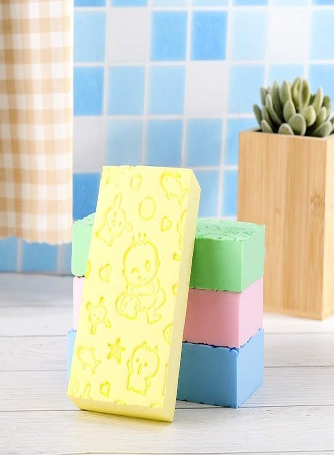 Istore Exfoliating Sponge Ultra Soft Bath Scrubber for Kids Body Scrub for Bathing Exfoliator Sponge for Body Wash,Body Dead Skin Removal Bathing Sponge (1-piece) (multicolor) - Image 3