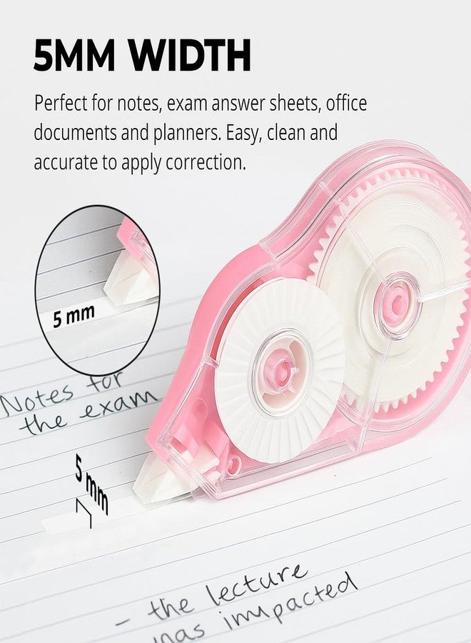 Aipker Correction Tape, Extra-Long 30 m (98 ft) Each - 590 ft Total, Easy-to-Use White Out Tapes Dispensers, High Capacity White Out Correct Tapes for School, Office or Home Use - 6 Pack - Image 2