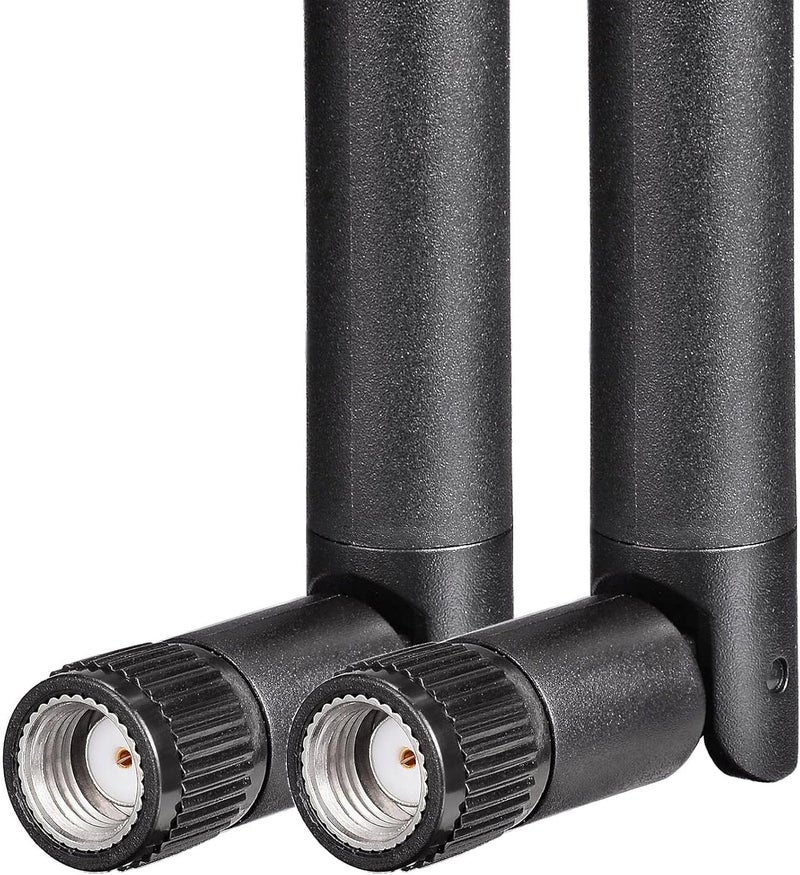 BINGFU Dual Band WiFi 2.4GHz 5GHz 5.8GHz Replacement Antenna for Furrion Back Up RV Rear View Backup Camera Truck Tractor Trailer Pickup SUV Vehicle Trail Reverse Monitor Camera Mimo Antennas (2 Pack) - Image 5