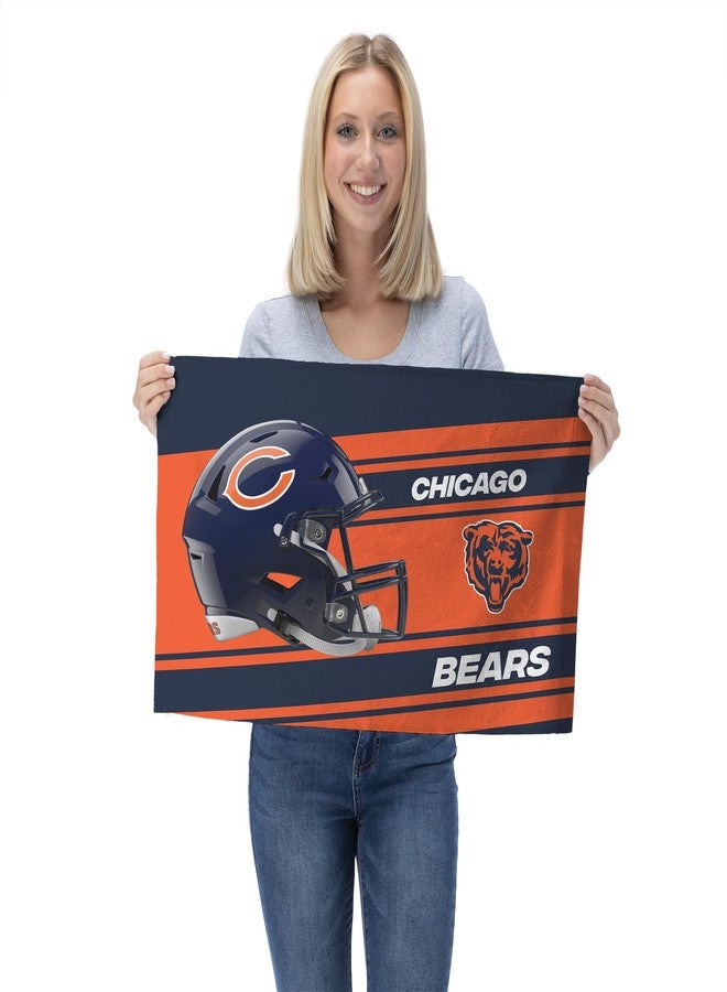 Northwest NFL Chicago Bears 2-Pack Fan Towel Set, 16" x 25" Each, Swipe, Team Colors - Image 3