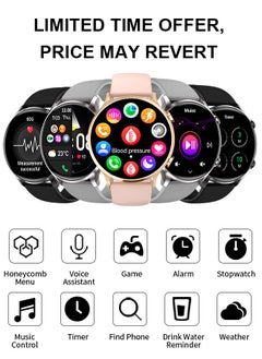 WAPIK Korean Brand Smart Watch Y5，Business Smartwatch, Waterproof Fitness Watch, Bluetooth Calling, Compatible with Android and iOS,Smartwatch For Men, Zinc Alloy Vacuum Plating, Heart Rate Monitoring  - Image 3