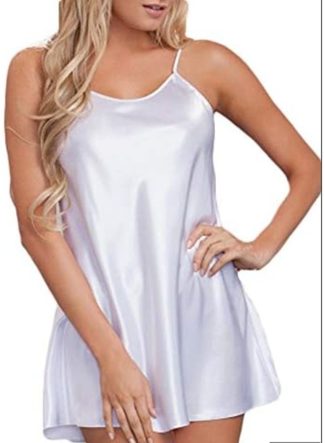 Women Lingerie Nightwear Satin Silk Slip Dress