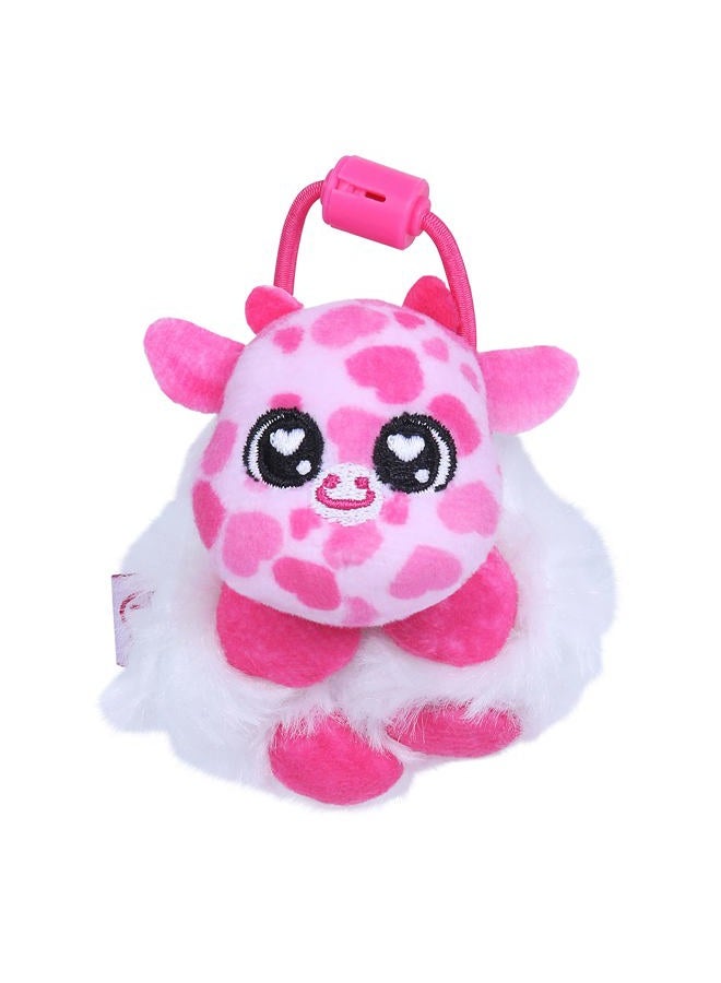 SCRUNCHMiez ScrunchMiez Single Surprise Pack, Magically transforms from Hair Scrunchie to Cute Plush Friend as Well as Backpack Clip. So Many Characters to Collect & wear.,(ID96524)  - Image 5