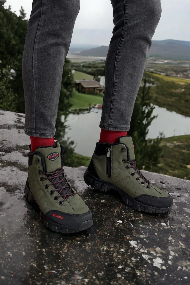 Liger Cold Proof Unisex Long Outdoor Trekking Boots KHAKI