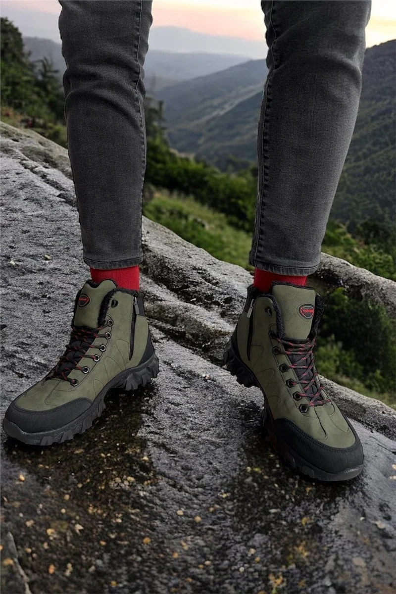 Liger Cold Proof Unisex Long Outdoor Trekking Boots KHAKI