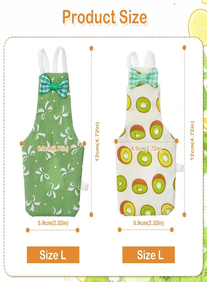 Flavizo 2Pcs Bird Diaper for Parrots - Reusable & Washable, Comfortable Fit, Mess-Free Protection Adjustable | Breathable | Cute Fruit Patterns | for Cockatiels & Parakeets | Easy to Use - Image 2