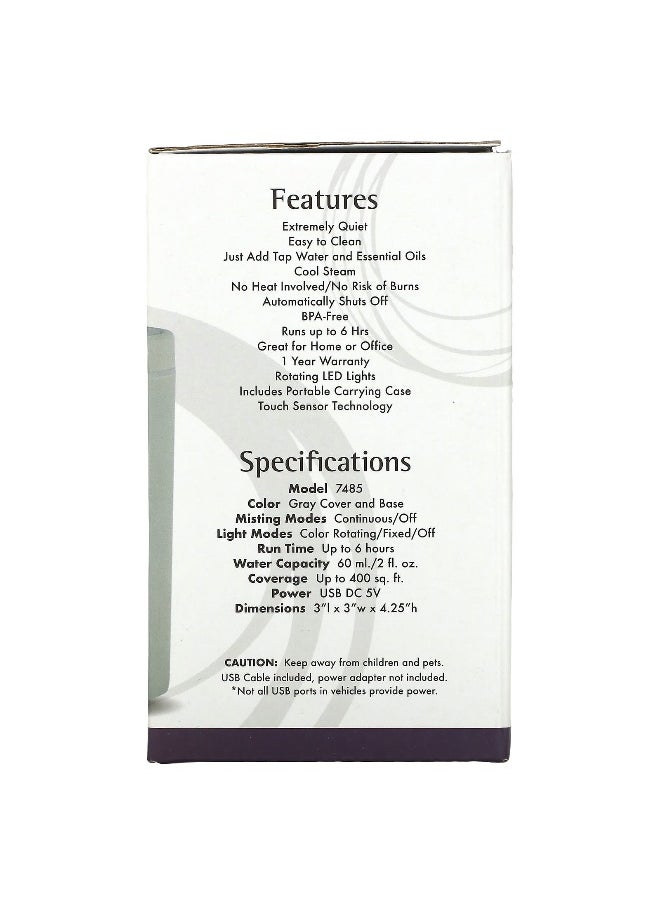 Now Foods - NOW Foods, Solutions, Portable USB Oil Diffuser, 1 Diffuser - Image 1