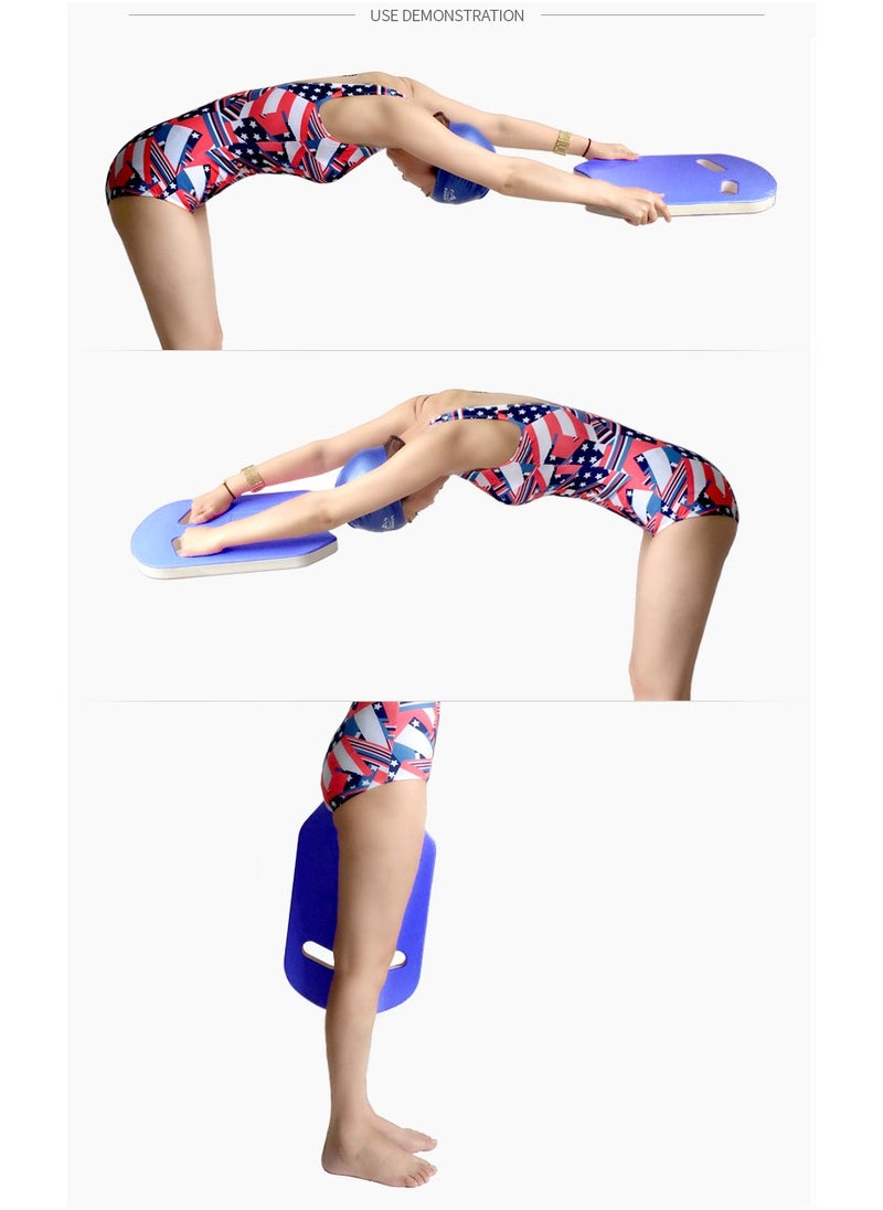 XINJIFU EVA Foam Swimming Training U-Shaped Kickboard with Handles 45x28.5x3.5cm, Blue  - Image 2