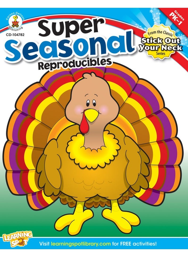 Super Seasonal Reproducibles, Grades PK - 1 (Stick Out Your Neck) - Image 1