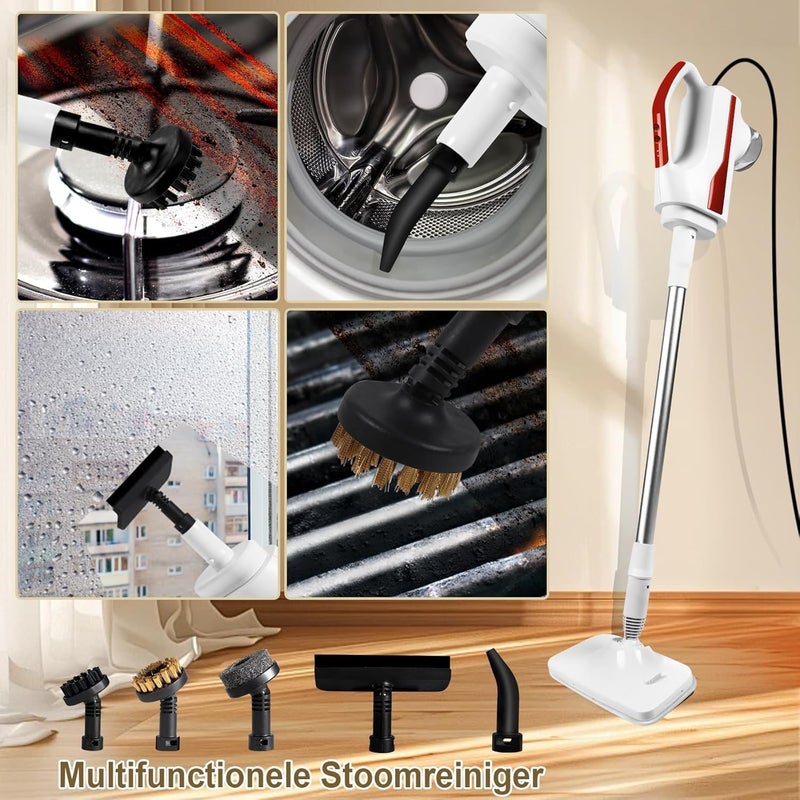 ELEXIQ ELEXIQ Multifunctional Handhold Electric Steam Mop Cleaner For Carpethome kitchen  - Image 4