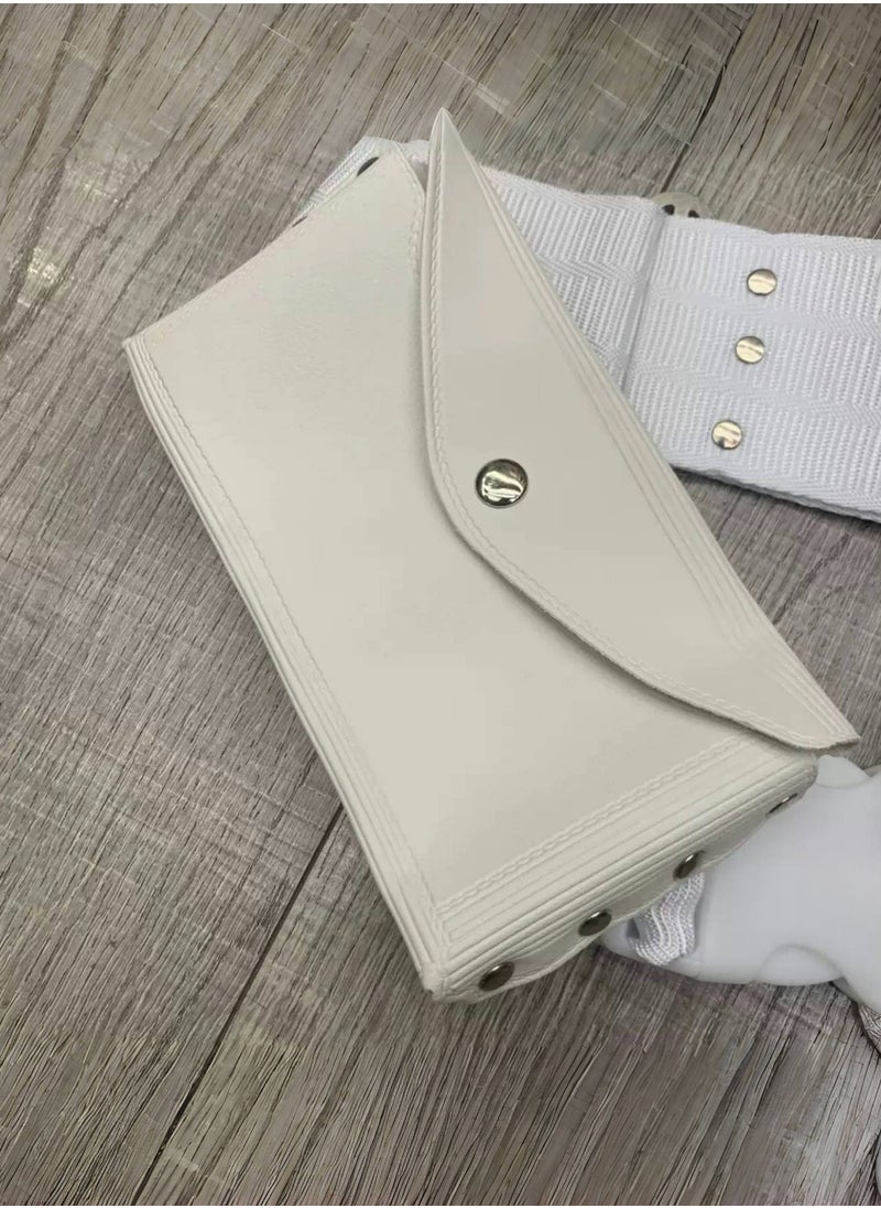 Generic Belt of Hajj Umrah ihram Belt for Men, Waterproof, Unstitched, Strong and Follows Sunnah White Belt  - Image 3