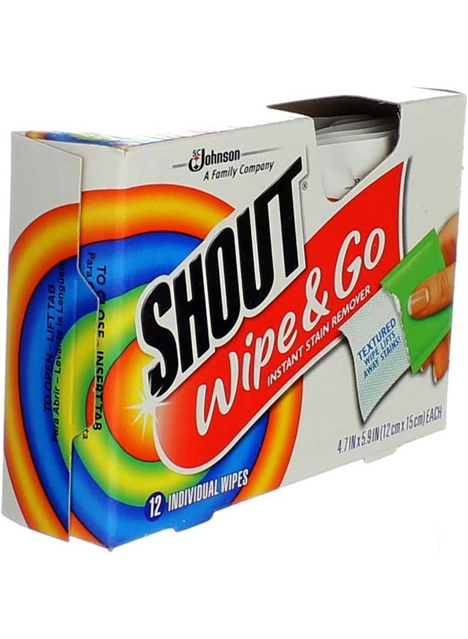 Shout Wipe & Go Instant Stain Remover - 12 CT - Image 3