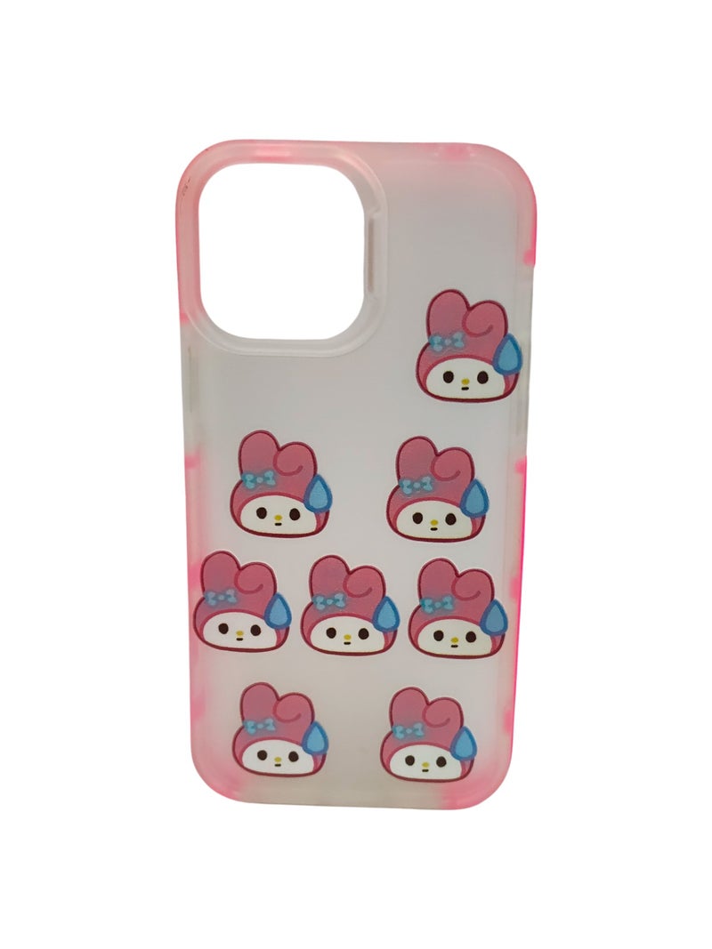 CFS Rabbit Design TPU Back Cover for Iphone 13 Pro Max - Multicolor - Image 1