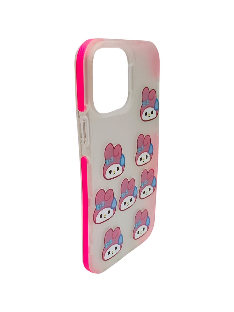 CFS Rabbit Design TPU Back Cover for Iphone 13 Pro Max - Multicolor - Image 2