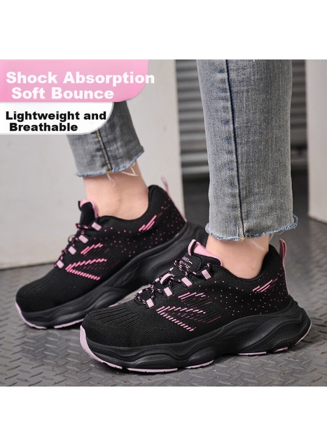 Old housekeeper Housekeeper Women'S Ultra-Light Breathable Steel Toe Anti-Smashing And Puncture-Proof Ladies' Small Size Work Safety Shoes Wear-Resistant Lightweight 40 - Image 4