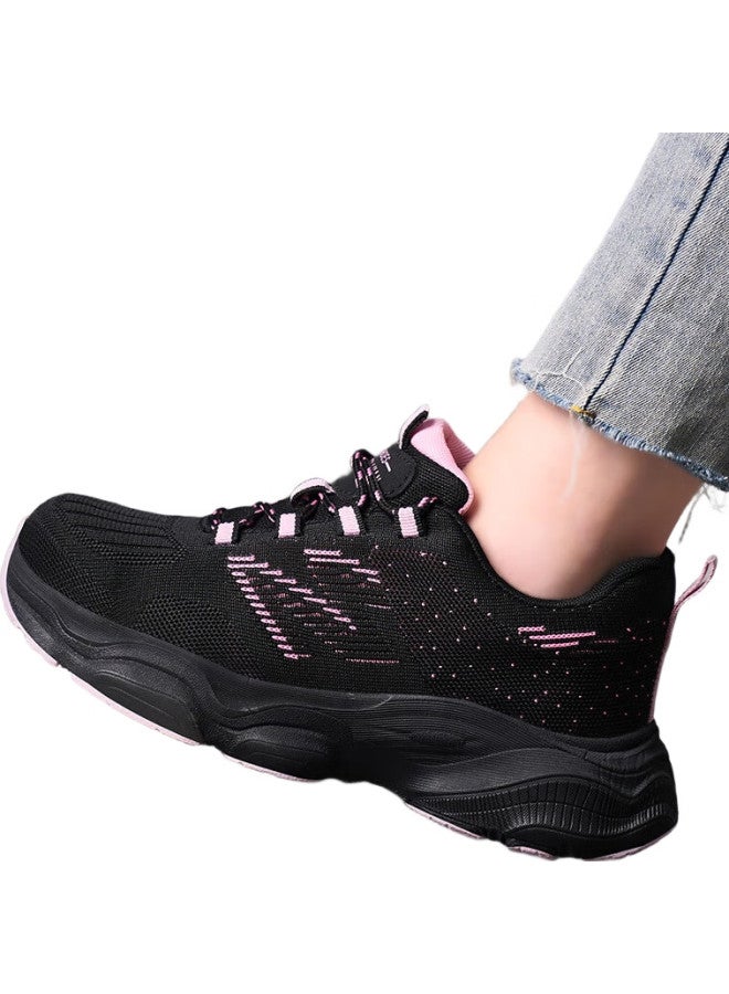 Old housekeeper Housekeeper Women'S Ultra-Light Breathable Steel Toe Anti-Smashing And Puncture-Proof Ladies' Small Size Work Safety Shoes Wear-Resistant Lightweight 40 - Image 3
