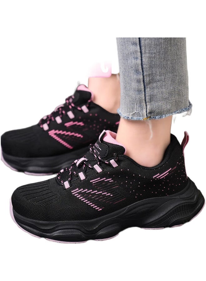 Old housekeeper Housekeeper Women'S Ultra-Light Breathable Steel Toe Anti-Smashing And Puncture-Proof Ladies' Small Size Work Safety Shoes Wear-Resistant Lightweight 40 - Image 2