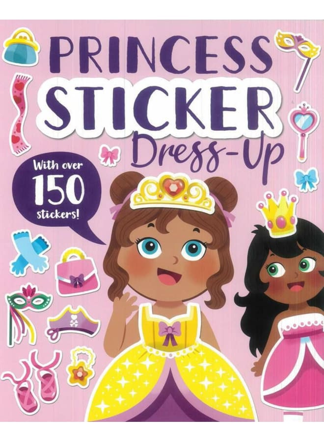 S & A Amazing Dress-up M Princess Sticker Dress-Up
