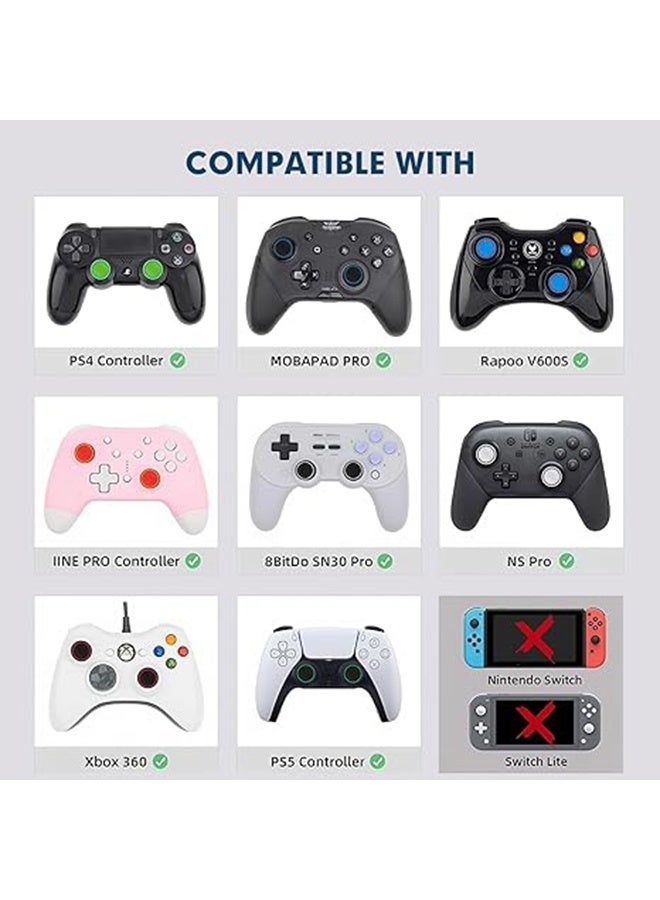 8 Pairs Controller Thumb Grips Replacement for ps4/ps5, Silicone Joystick Caps, Anti-Slip Anti-Scratch Thumb Grips Caps Cover Analog Stick for Ps5/Ps4 - Image 5
