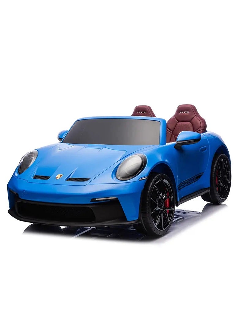 Porsche 911 Ride On 12V 4M Blue DK-P911 - Image 1